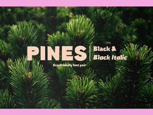 Pines Black & Pines Black Italic